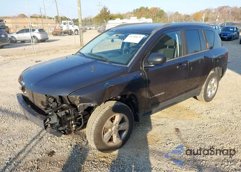 2015 Jeep Compass Sport из США, поврежденный, VIN 1C4NJCBA3FD218820